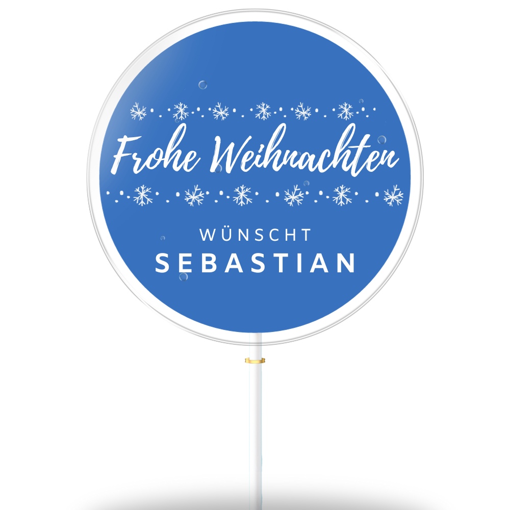 Weihnachten Schneeflocke "Sebastian"
