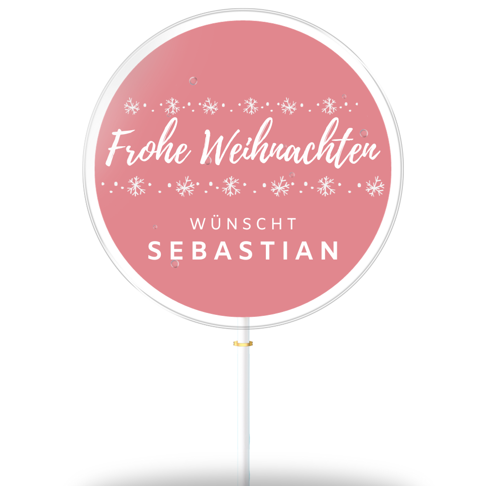 Weihnachten Schneeflocke "Sebastian"