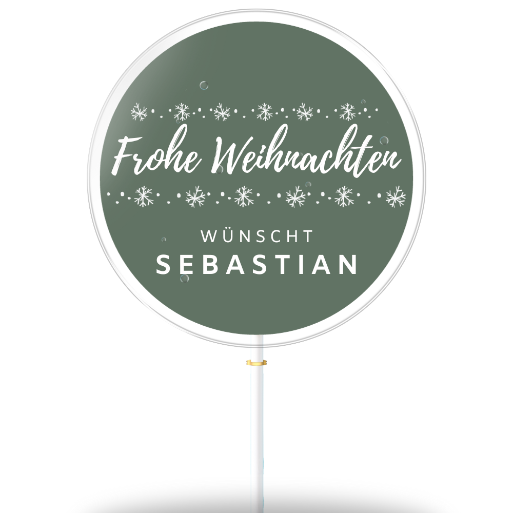 Weihnachten Schneeflocke "Sebastian"