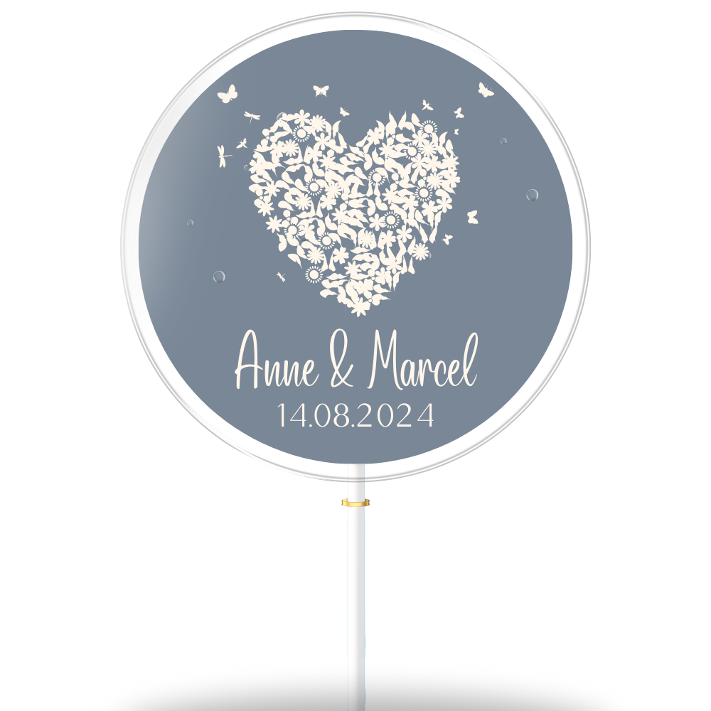 Herz Anne & Marcel mit Hintergrund