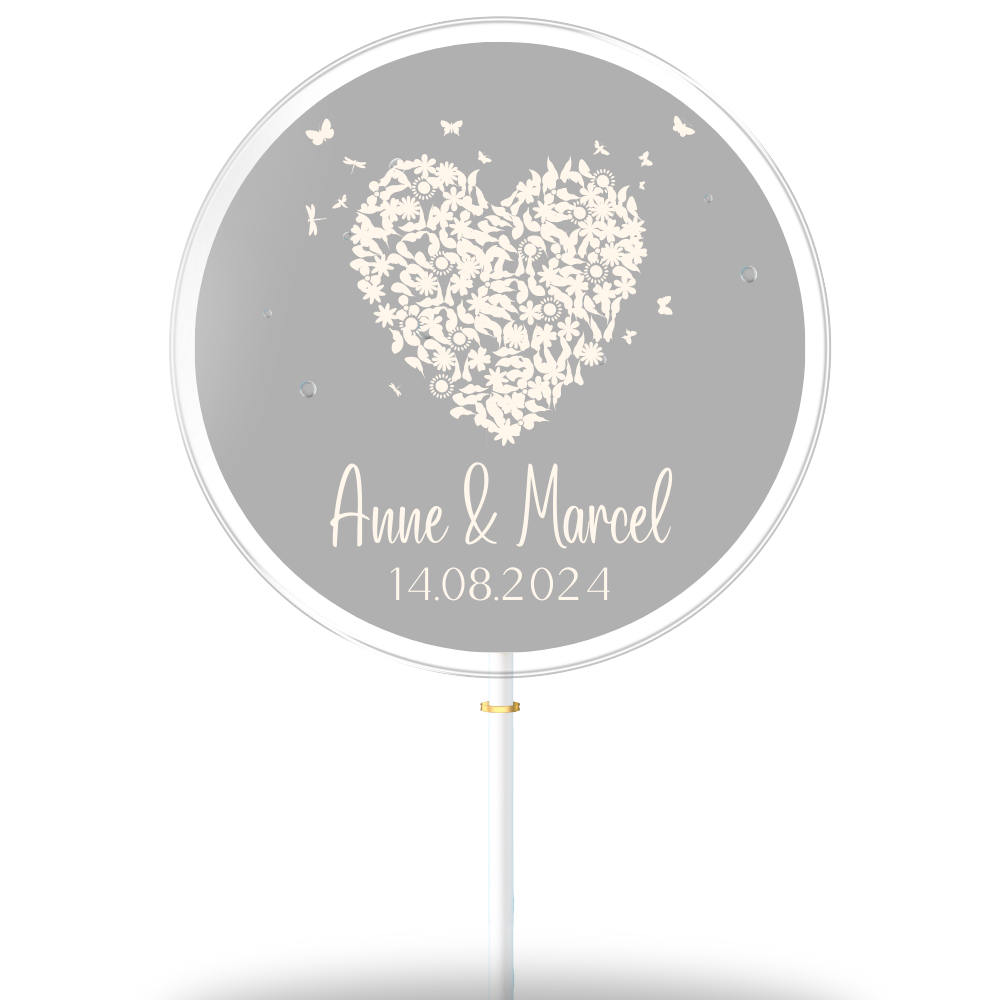 Herz Anne & Marcel mit Hintergrund