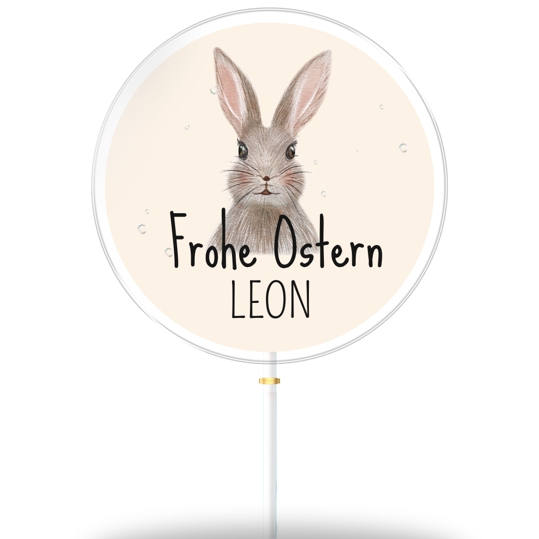 Frohe Ostern "Leon & Lara" Hase