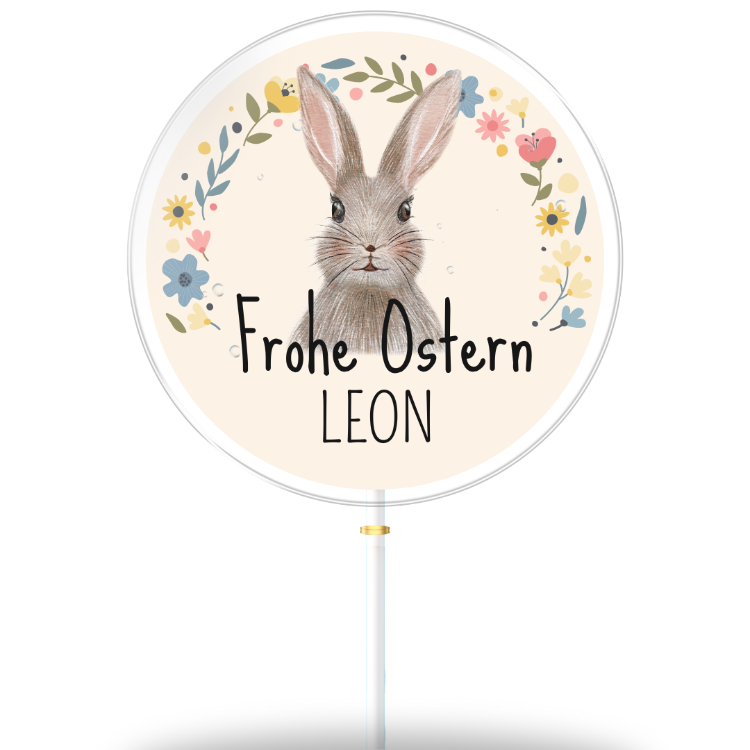 Frohe Ostern "Leon & Lara" Hase