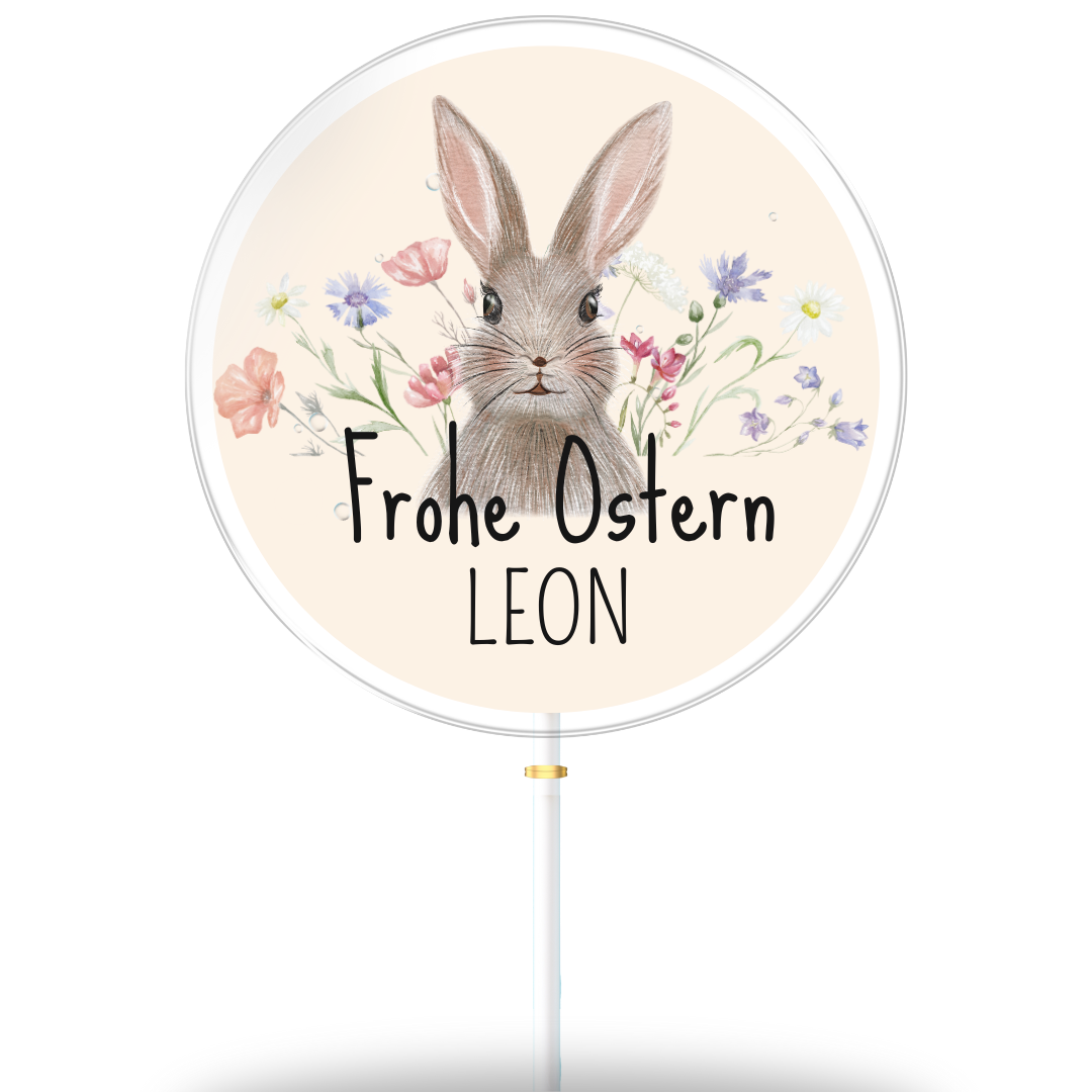 Frohe Ostern "Leon & Lara" Hase