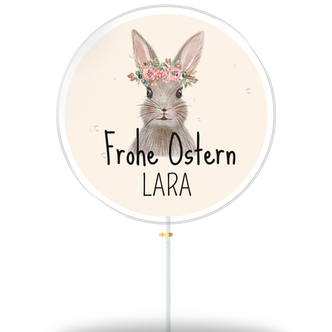 Frohe Ostern "Leon & Lara" Hase