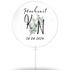 Blumen mit Initialen