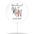 Blumen mit Initialen