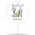 Blumen mit Initialen
