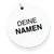 Namens Anhänger - (Varianten Aufpreis)
