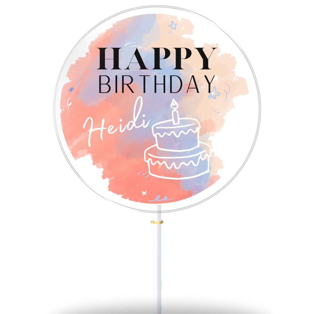 Happy Birthday "Heidi" (8er Geschenkbox)