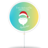 Weihnachtsmann farbiger Hintergrund