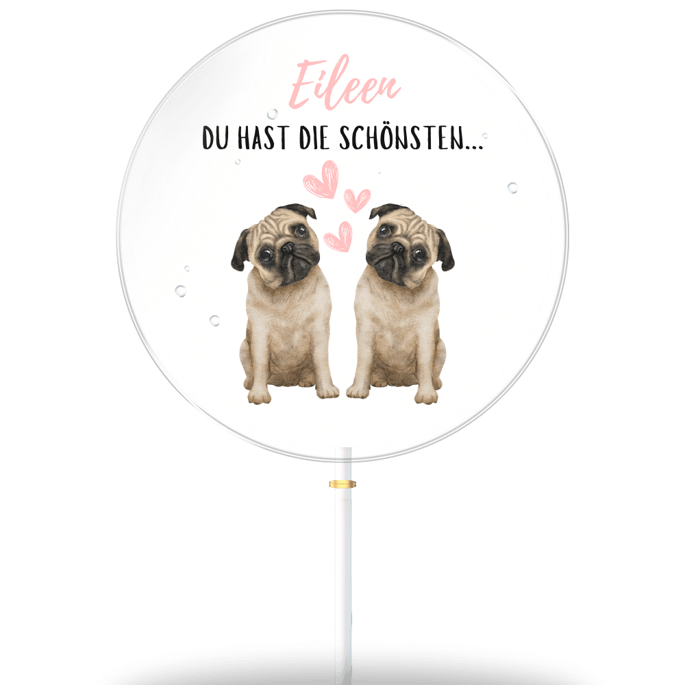 Valentinstag "Möpse-Hund"